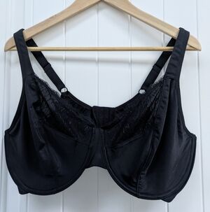 Vanity Black Underwire Bra With Lace